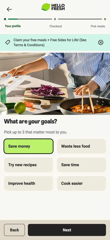Sign-up step 3 of 21